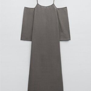LINEN BLEND KNIT DRESS
ANTHRACITE GREY